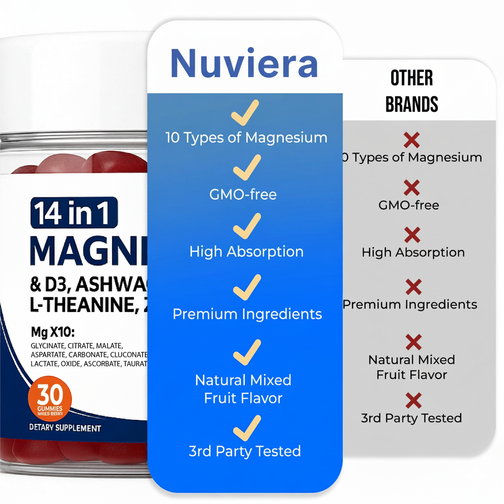 14-In-1 Nuviera™ Magnesium Gummies