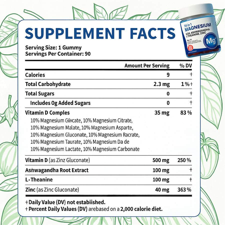 14-In-1 Nuviera™ Magnesium Gummies